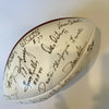 Jim Brown Cleveland Browns Legends Multi Signed Football 31 Sigs PSA DNA COA