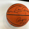 Roger Brown ABA Legend Hall Of Fame Class Of 1993 Signed Basketball JSA COA