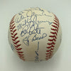 1977 Yankees World Series Champs Team Signed Baseball JSA COA