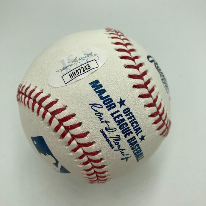 Jim Brown Single Signed Major League Baseball JSA NFL Cleveland Browns HOF