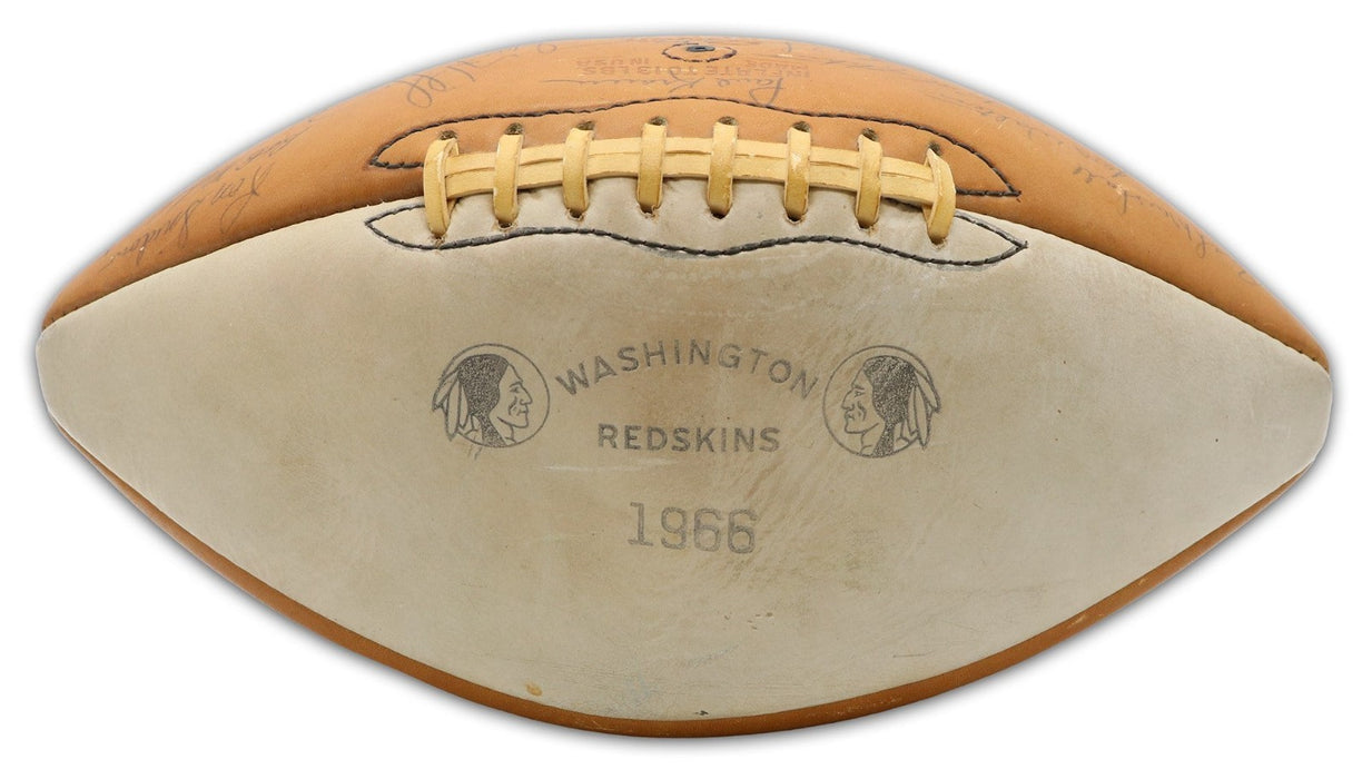 1966 Washington Redskins Team-Signed Football 44 Signatures JSA COA