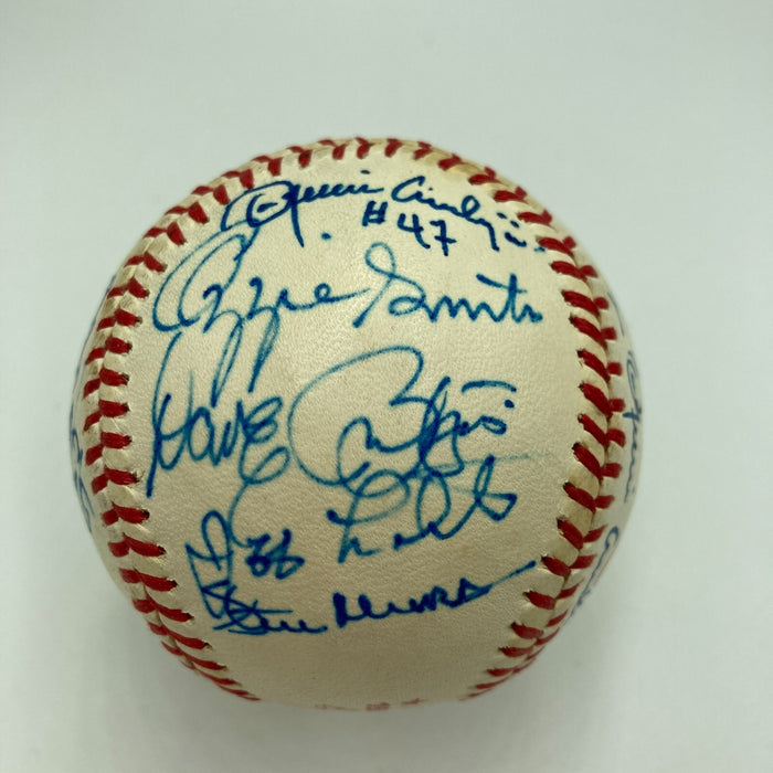 1982 St. Louis Cardinals World Series Champs Team Signed Baseball Beckett COA