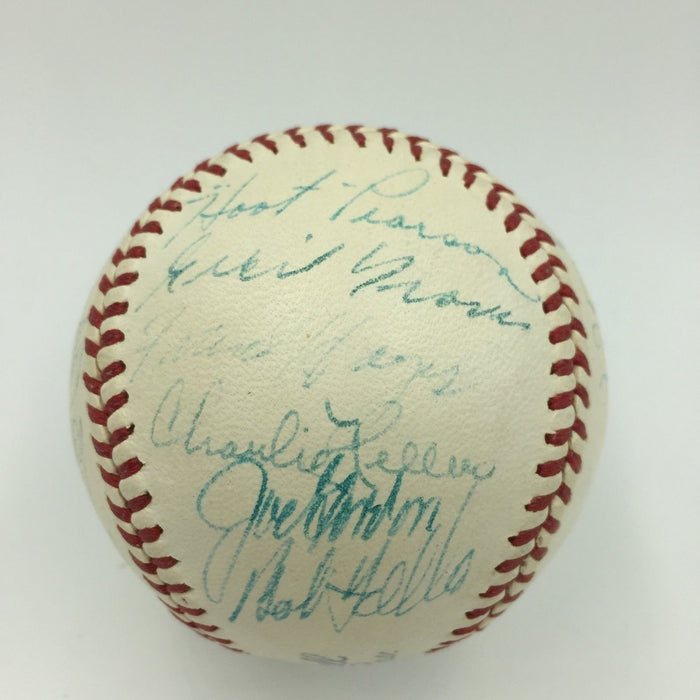 The Finest 1940 All Star Game Team Signed Baseball Jimmie Foxx Joe DiMaggio JSA