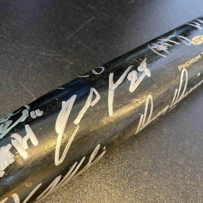 Ronald Acuna 2017 Minor League All Star Game Team Signed Game Used Bat JSA COA