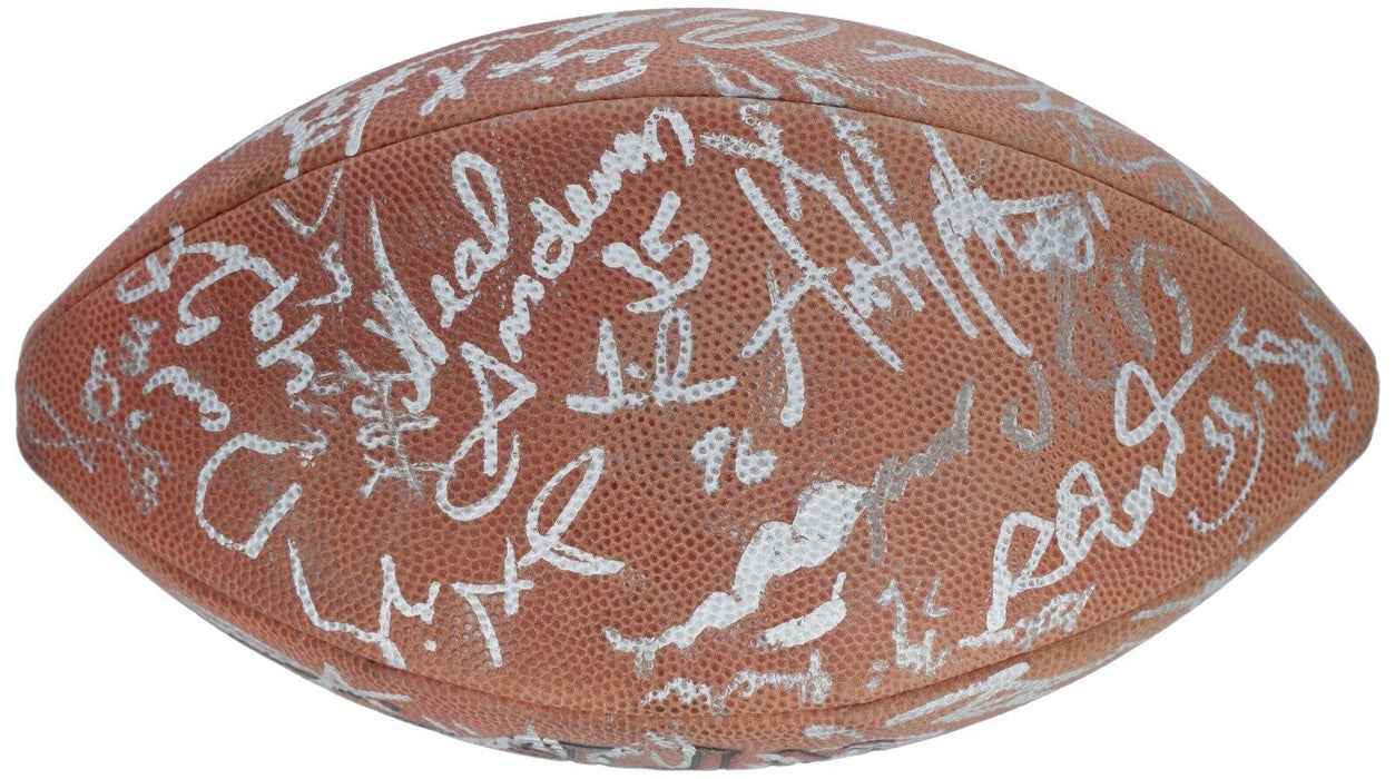 1991 Chicago Bears Team Signed Football 25+Sigs With Walter Payton JSA COA