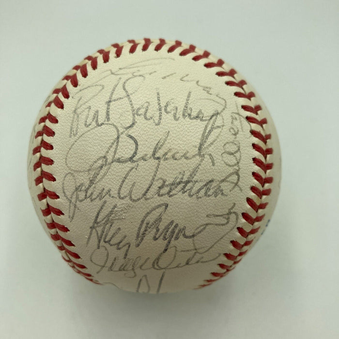 1985 Kansas City Royal World Series Champs Team Signed Baseball With JSA COA
