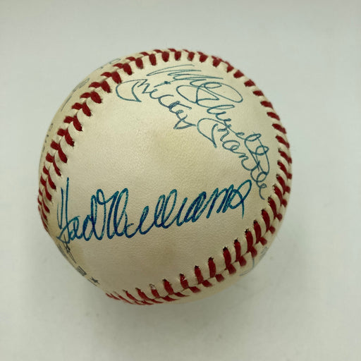 500 Home Run Signed Baseball Mickey Mantle Ted Williams Willie Mays 11 Sigs JSA