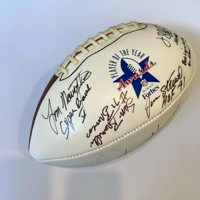 2005 Super Bowl Signed Football Dan Marino Gene Hackman Jack Kemp John Mccain