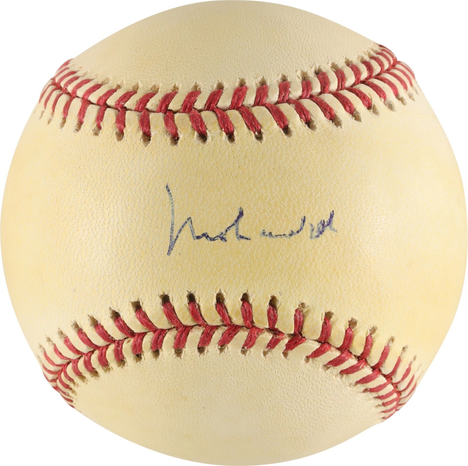 Muhammad Ali Signed Official National League Baseball JSA COA