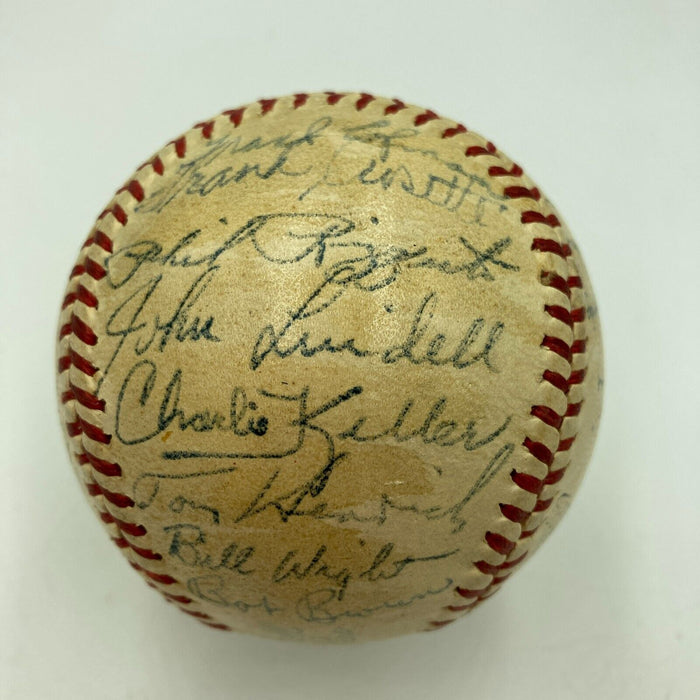 1946 New York Yankees Team Signed American League Baseball Joe Dimaggio JSA
