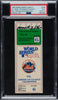Mookie Wilson Signed 1986 World Series Game 6 Ticket PSA DNA Bill Buckner Game