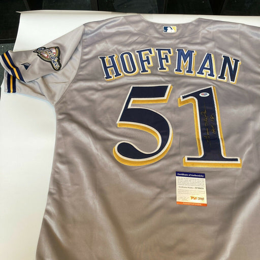 Trevor Hoffman Signed Authentic Majestic San Diego Padres Jersey PSA DNA COA