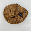 Joe Pignatano 1957 Brooklyn Dodgers Signed Spalding Game Used Catcher's Mitt JSA