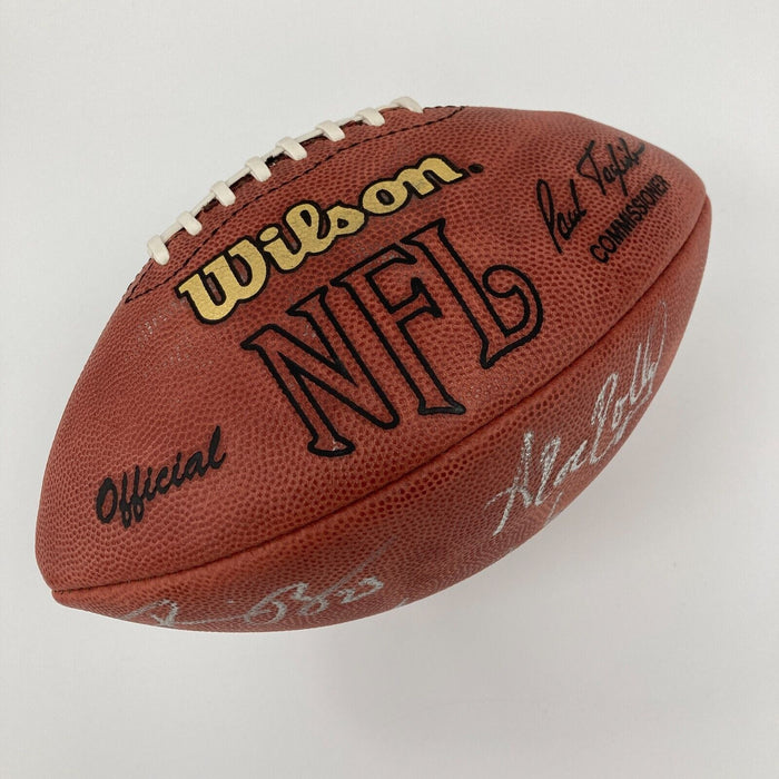 Aaron Rodgers Rookie 2005 Draft Class Signed NFL Wilson Football JSA COA