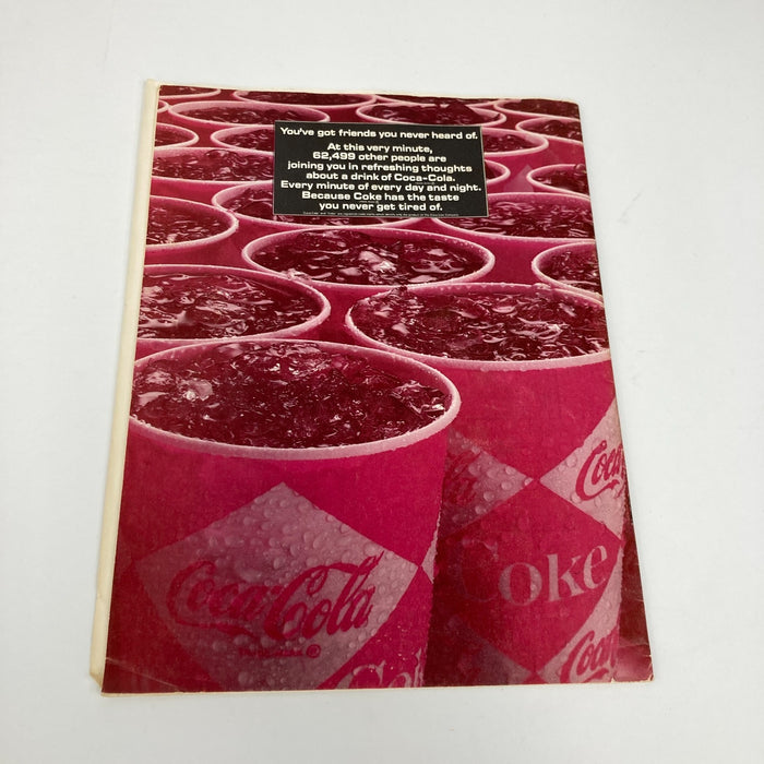 Ted Williams & Nellie Fox 1969 Washington Senators Team-Signed Program JSA COA