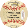 Joe Dimaggio Hank Aaron Hall Of Fame Multi Signed Baseball JSA COA
