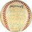 Satchel Paige Chick Hafey Hall Of Fame Induction Multi Signed Baseball PSA DNA