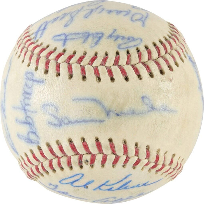 1966 All Star Game American League Team Signed Baseball Elston Howard