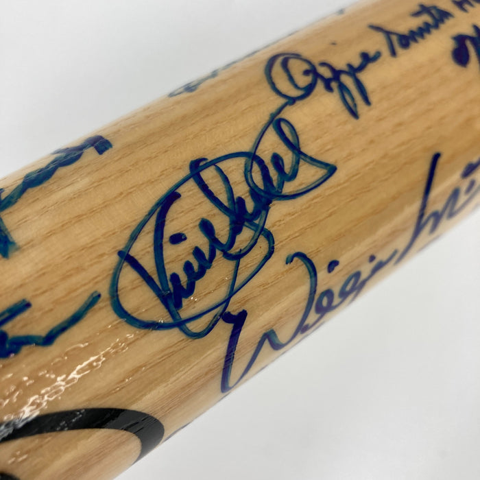 Hall Of Fame Multi Signed Baseball Bat 46 Sigs With Sandy Koufax Beckett COA