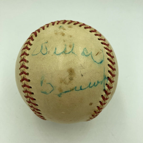 Rare Willard Brown Single Signed Negro League Baseball Hall Of Fame PSA DNA COA