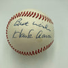 Hank Aaron Signed Vintage 1970's American League Baseball JSA COA