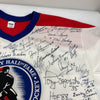 NHL Hall Of Fame Signed Hockey Jersey With 75 Signatures! Wayne Gretzky JSA COA