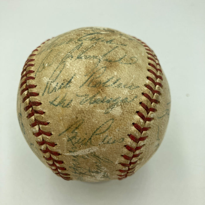 1975 Cleveland Indians Team Signed AL Game Baseball Harmon Killebrew