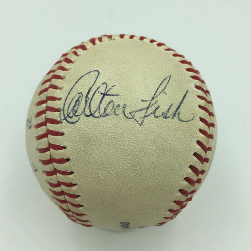 1978 Carlton Fisk & Jim Rice Boston Red Sox Signed Autographed Baseball