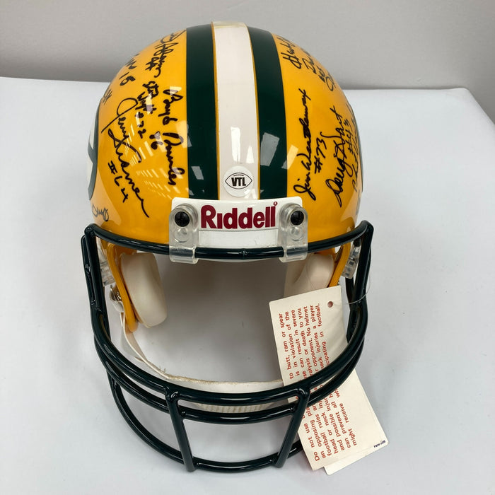 1966 Green Bay Packers Super Bowl 1 Champs Team Signed Authentic Helmet JSA COA