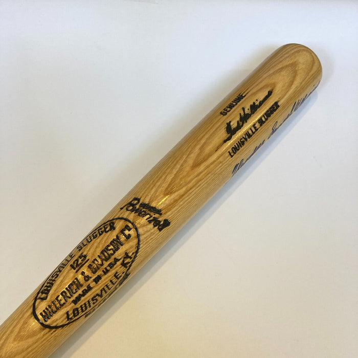 Ted "Theodore Samuel" Williams Full Name Signed Game Model Baseball Bat PSA DNA