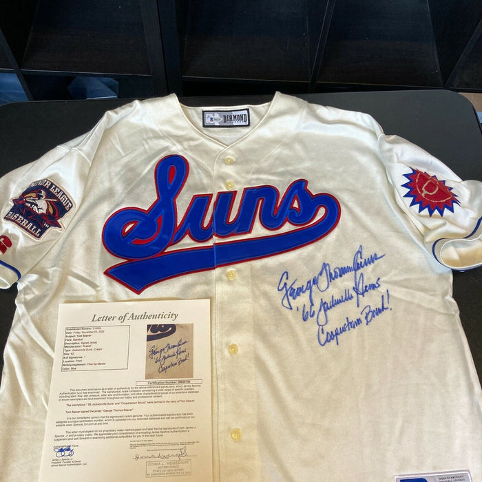 Tom Seaver "George Thomas" Full Name Signed 1966 Mets Minor League Jersey JSA
