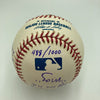 Bill Mazeroski Signed Heavily Inscribed Career STAT Baseball Reggie Jackson COA