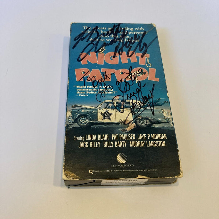 Andrew Dice Clay & Linda Blair Signed Autographed Vintage VHS Movie JSA COA