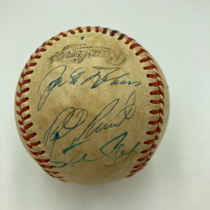 1985 Los Angeles Dodgers NL West Champs Team Signed Game NL Baseball JSA COA