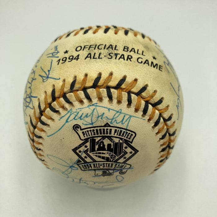 1994 All Star Game National League Team Signed Baseball Barry Bonds PSA DNA COA