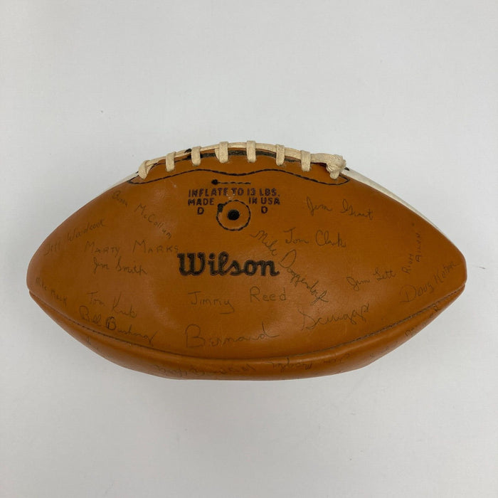 1971-72 University Of Kentucky Wildcats Team Signed Football