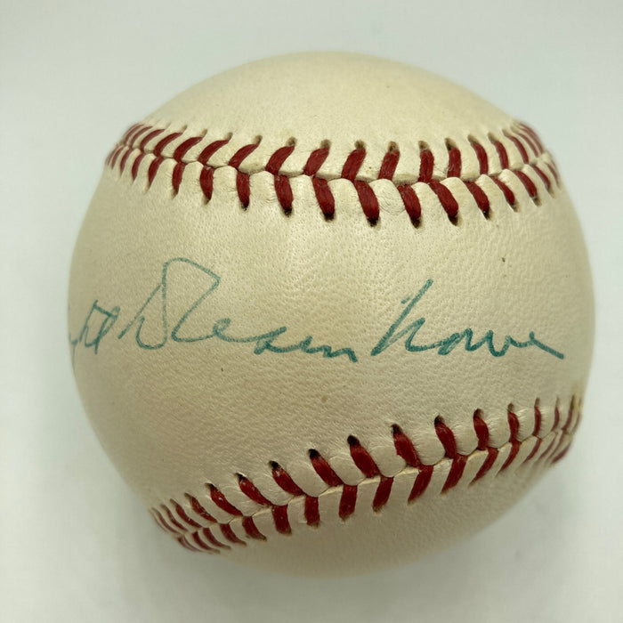 President Dwight D. Eisenhower Single Signed American League Baseball JSA COA