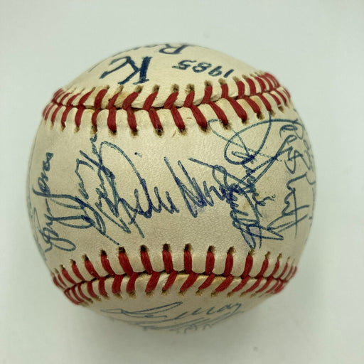 1985 Kansas City Royals World Series Champs Team Signed Baseball With JSA COA