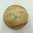 1997 Yankees Indians ALDS Playoffs Game Used Baseball Signed By All Umpires