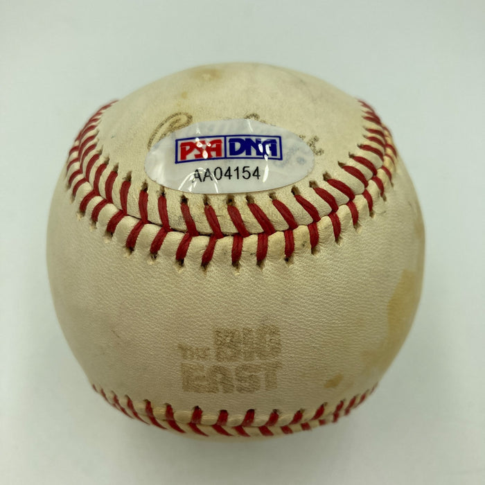 Mickey Mantle Signed Vintage Baseball PSA DNA COA