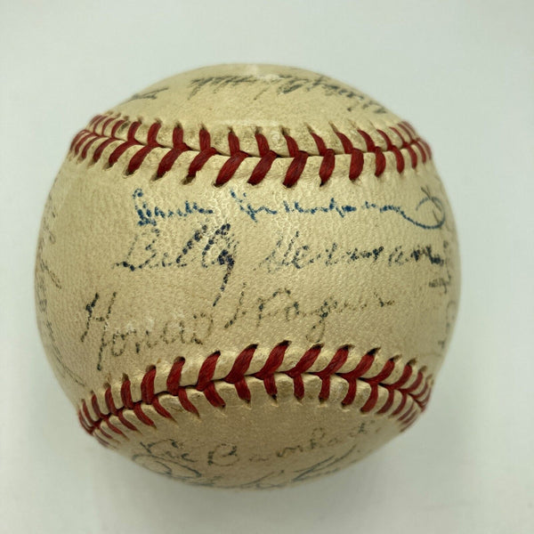 Honus Wagner Sweet Spot 1947 Pittsburgh Pirates Team Signed Baseball PSA DNA COA