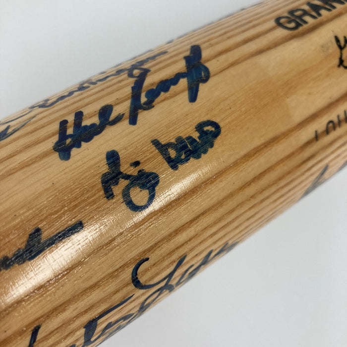 1961 New York Yankees World Series Champs Team Signed Baseball Bat JSA COA