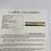 Beautiful Hall Of Fame Multi Signed Cooperstown Baseball Bat W/Inscriptions JSA