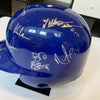 Beautiful Texas Rangers Legends Signed Helmet Nolan Ryan Vladimir Guerrero PSA