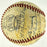 Honus Wagner 1945 Pittsburgh Pirates Team Signed National League Baseball BAS