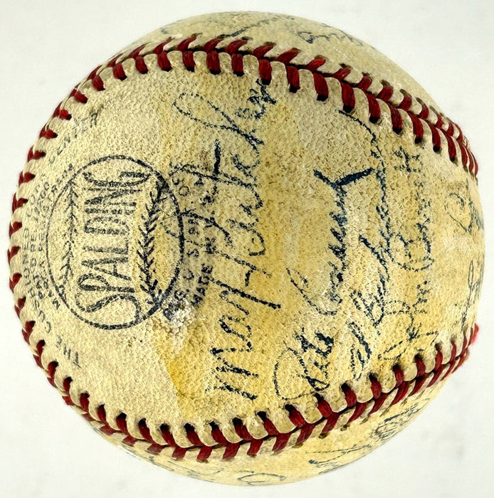 Honus Wagner 1945 Pittsburgh Pirates Team Signed National League Baseball BAS