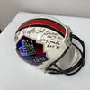 Johnny Unitas Bart Starr Jim Brown Hall Of Fame Multi Signed FS Helmet PSA