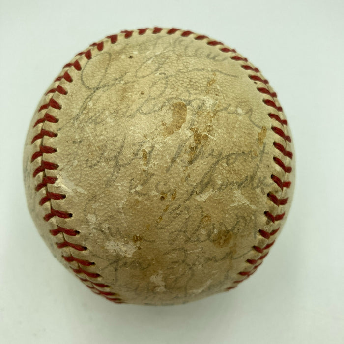 Hilton Smith Satchel Paige Negro League Kansas City Monarchs Signed Baseball JSA