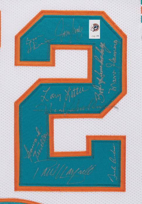 1972 Miami Dolphins Super Bowl Champs Perfect Season Team Signed Jersey Beckett
