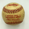 1986 World Series Umpires Multi Signed W.S. Game Baseball PSA DNA New York Mets